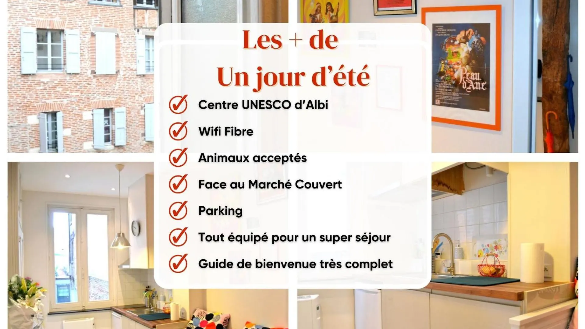 Apartment Un Jour D'Ete A Albi - Centre Unesco - 200 M Cathedrale - Parking - Animaux Acceptes